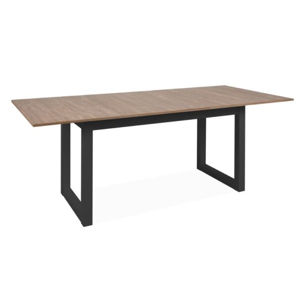 Tavolo allungabile Austin 80A piano colore legno e gambe antracite
