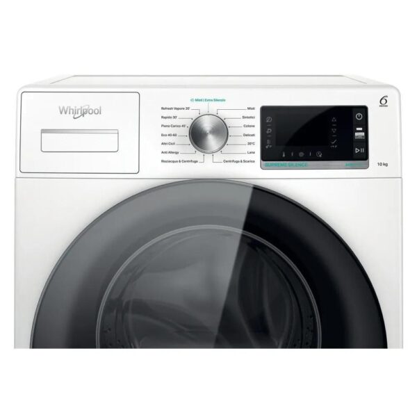 Lavatrice Whirlpool W6W045WBIT carica frontale 10 KG centrifuga 1351 giri