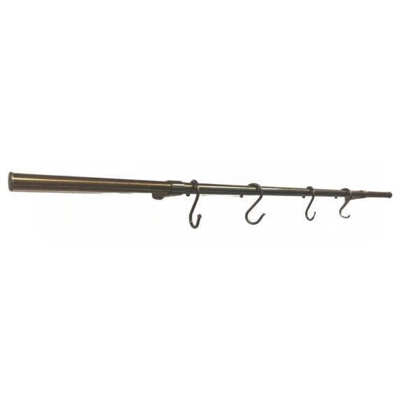 Asta appendi mestoli KITOTTONE90 4 ganci 90 cm ottone antico