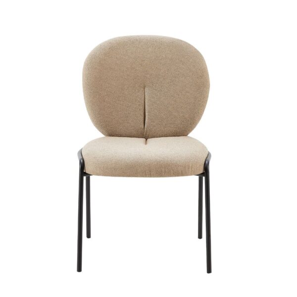 Sedia da pranzo Sirio tessuto teddy beige