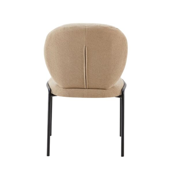 Sedia da pranzo Sirio tessuto teddy beige