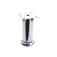 Piede in metallo diametro 4,2 altezza 20 cm cromato