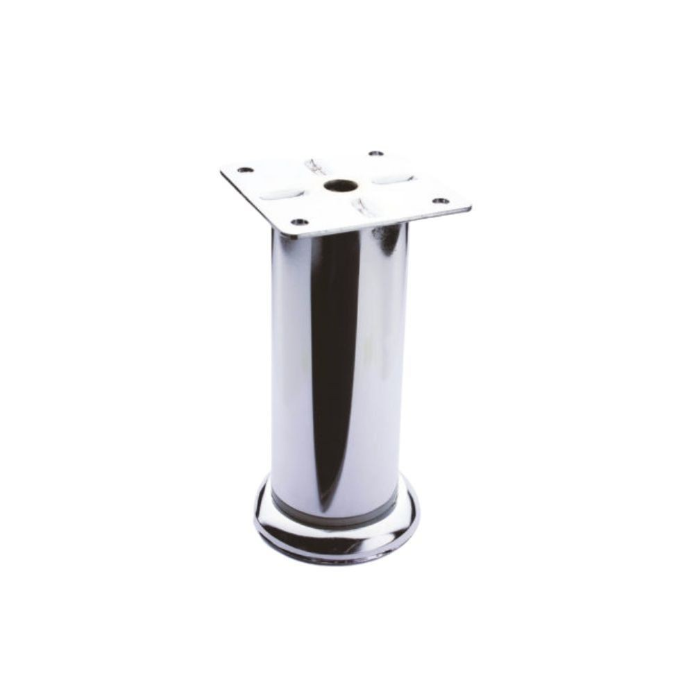 Piede in metallo diametro 4,2 altezza 20 cm cromato