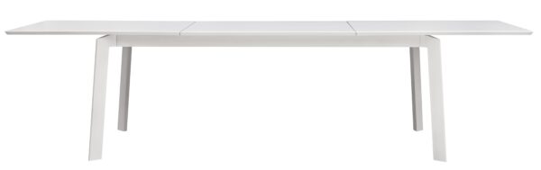 Tavolo Porto Ercole Allungabile 200/300 X 102 Cm - Allungo Centrale - Bianco Moia