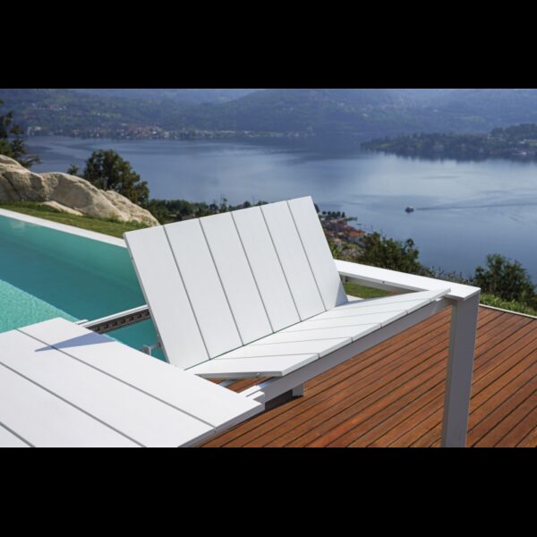 Tavolo Nettuno Allungabile 200/300 X 100 Cm - Allungo Con Gambe Scorrevoli - Bianco Moia