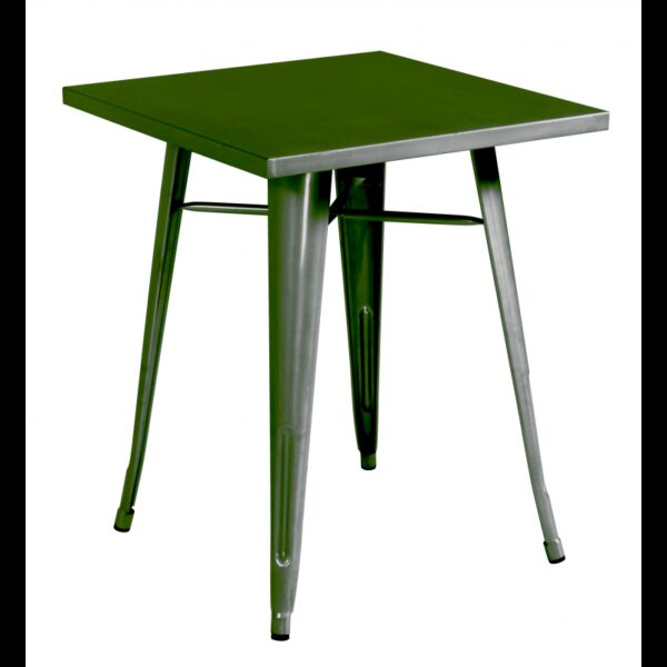 Tavolo Lamiera 60X60 Verde Militare Moia