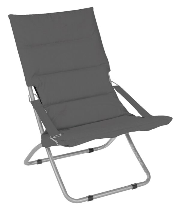 Poltrona Riviera Ferro Grigio/Poli Imb Grigio Tubo 25 Moia