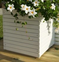 Fioriera Camelia Cm 50X50X50H Bianca Losa