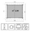 Casetta Clara Cm 206X176 Losa