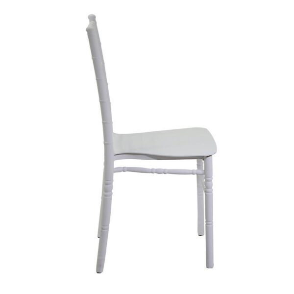Sedia resina chiavari bianco cm40x43h90