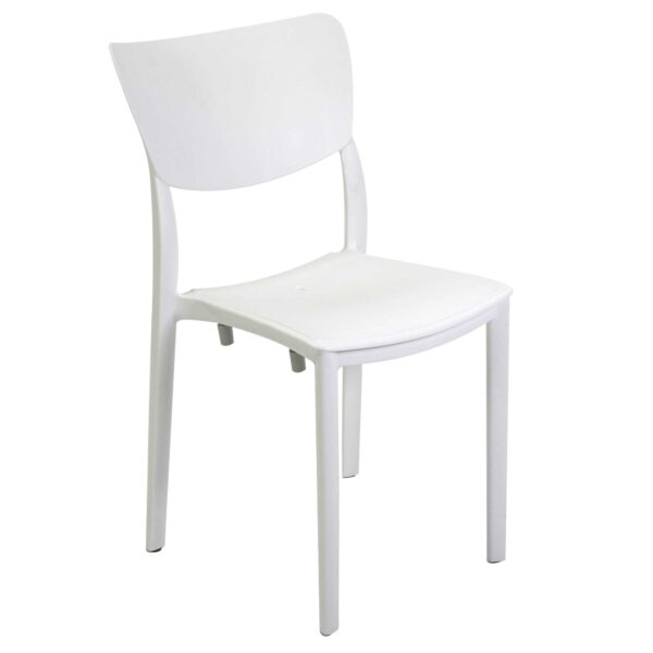 Sedia polipropilene Damla bianca cm44x53h84