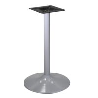 Base tavolo acciaio grigio opaco tondocm ø45h72