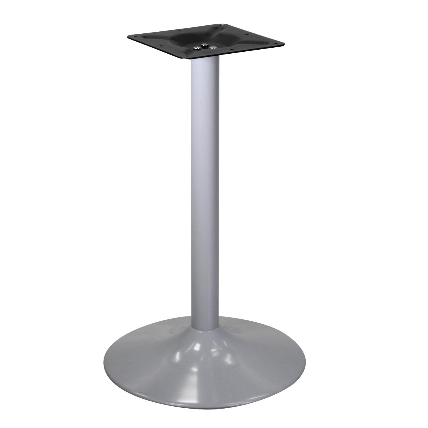 Base tavolo acciaio grigio opaco tondocm ø45h72