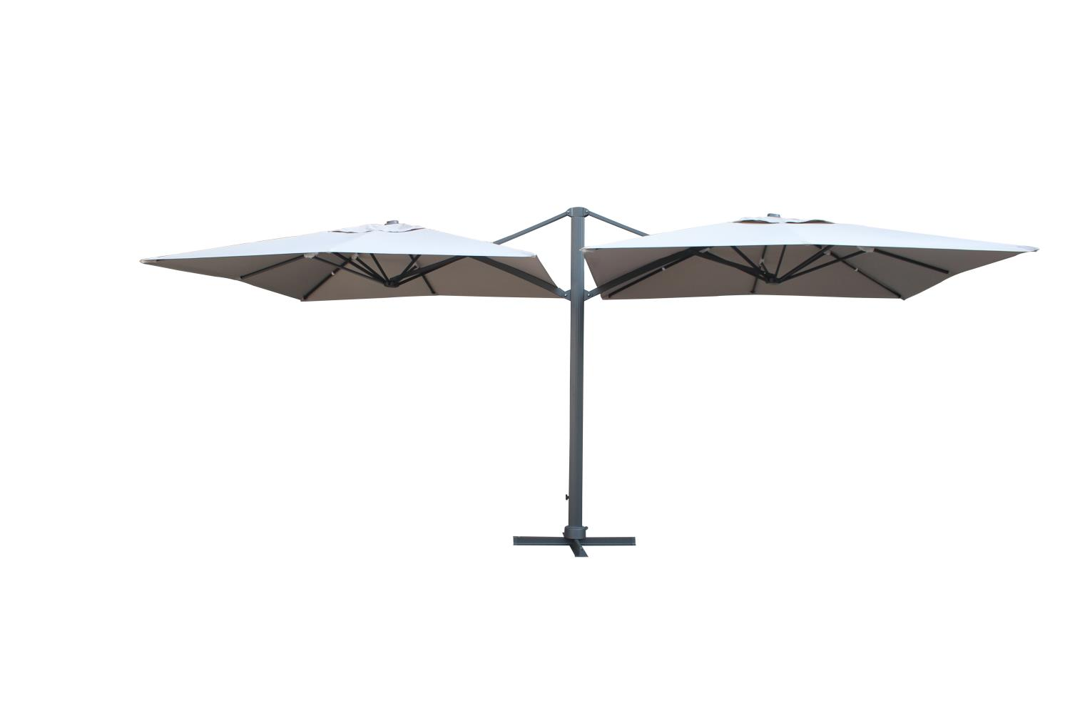 Ombrellone alluminio bismark sabbia 3X6M