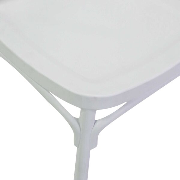 Sedia plastica cross bianco cm47x51h45,5/90