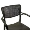 Poltrona polipropilene Alezio antracitechiaro cm54,5x53x84