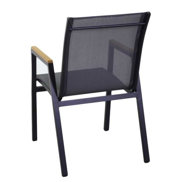 Poltrona alluminio Idaho Plus antracitecm53x65h43/62/87