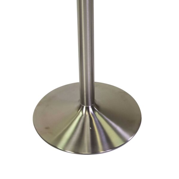 Base tavolo acciaio colore inox tondo cm ø45h72 Verniciatura A Polvere