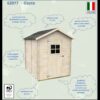 Casetta Bh16 Gaeta 178x218 cm PSF+ ingl. pefc