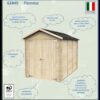 Casetta Bh16 Fiamma 178x273 cm PDC pefc
