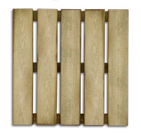 CONFEZIONE 4 PZ MATTONELLA ZIGRINATA 50x50 7 LIST. sp mm 28 SL