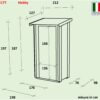 Casetta Bh19 Hobby Monofalda Varie misure PSF pefc