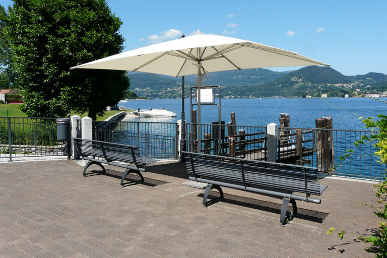 Ombrellone a palo centrale MADE IN ITALY Fibrasol Silver 300x300