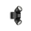 Lampada Da Soffitto Xeno Pl2 Nero Ideal-Lux