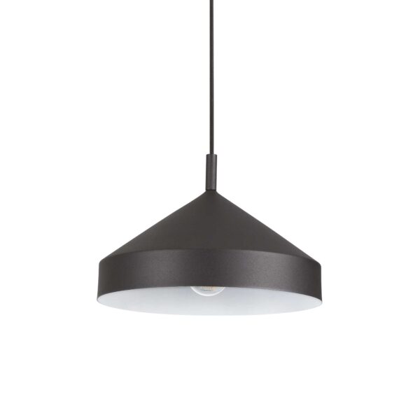 Lampada A Sospensione Yurta Sp1 D30 Nero Ideal-Lux