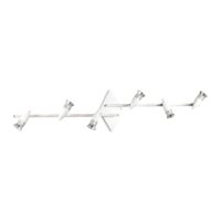 Lampada Da Soffitto Alfa Pl6 Bianco Ideal-Lux