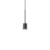Lampada A Sospensione Archimede Sp Cilindro Nero Ideal-Lux