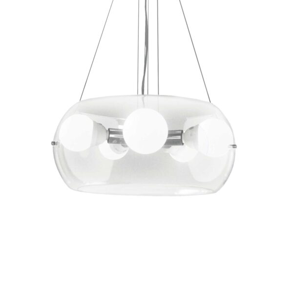 Lampada A Sospensione Audi-10 Sp5 Trasparente Ideal-Lux