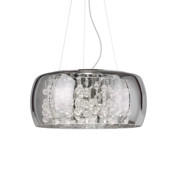 Lampada A Sospensione Audi-80 Sp8 Fume' Ideal-Lux