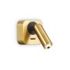 Lampada Da Parete Bean Ap Square Ottone Ideal-Lux