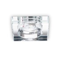 Lampada Da Incasso Blues Fi Square Trasparente Ideal-Lux