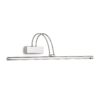 Lampada Da Parete Bow Ap D76 Cromo Ideal-Lux