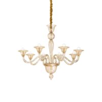 Lampada A Sospensione Brigitta Sp8 Ambra Ideal-Lux