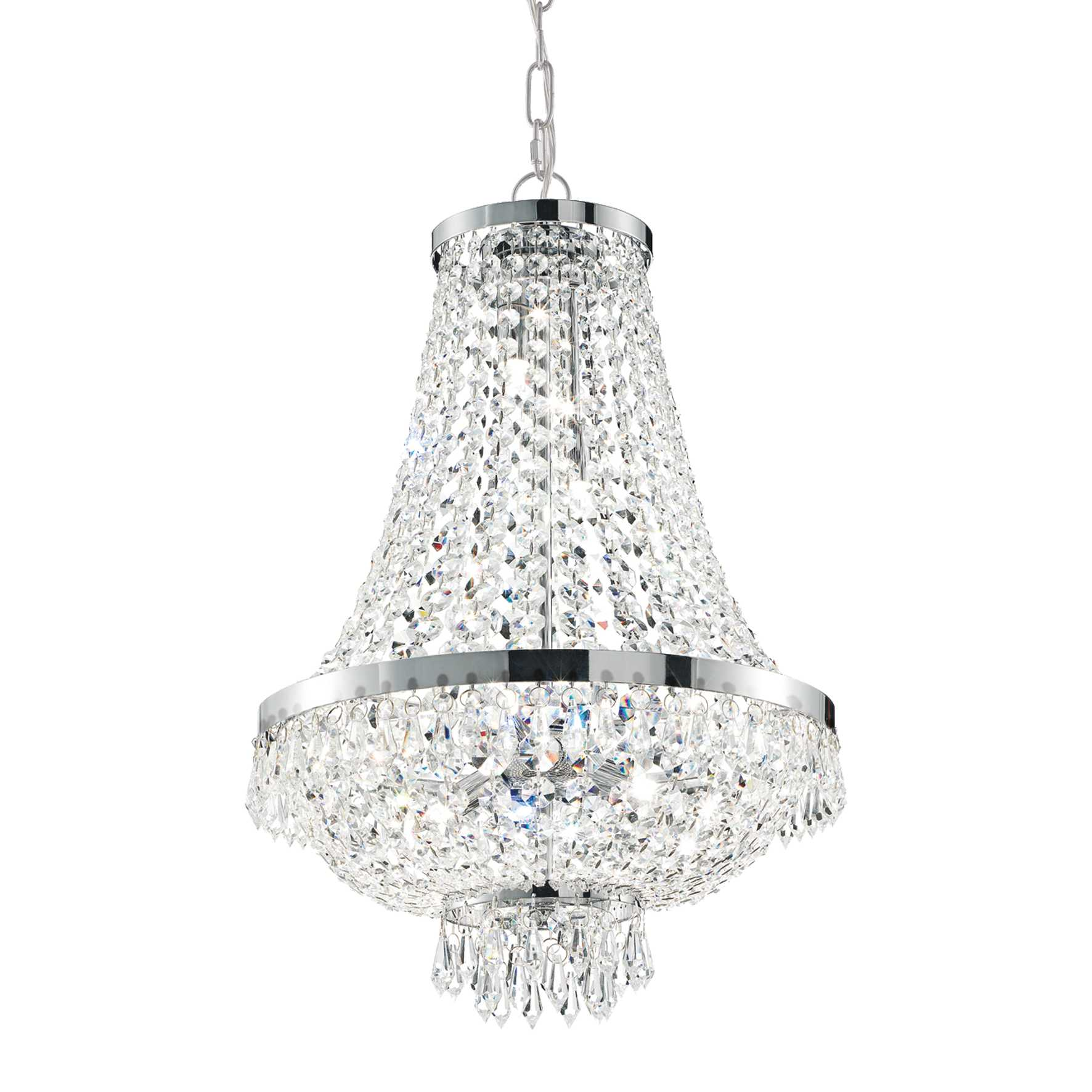 Lampada A Sospensione Caesar Sp12 Cromo Ideal-Lux
