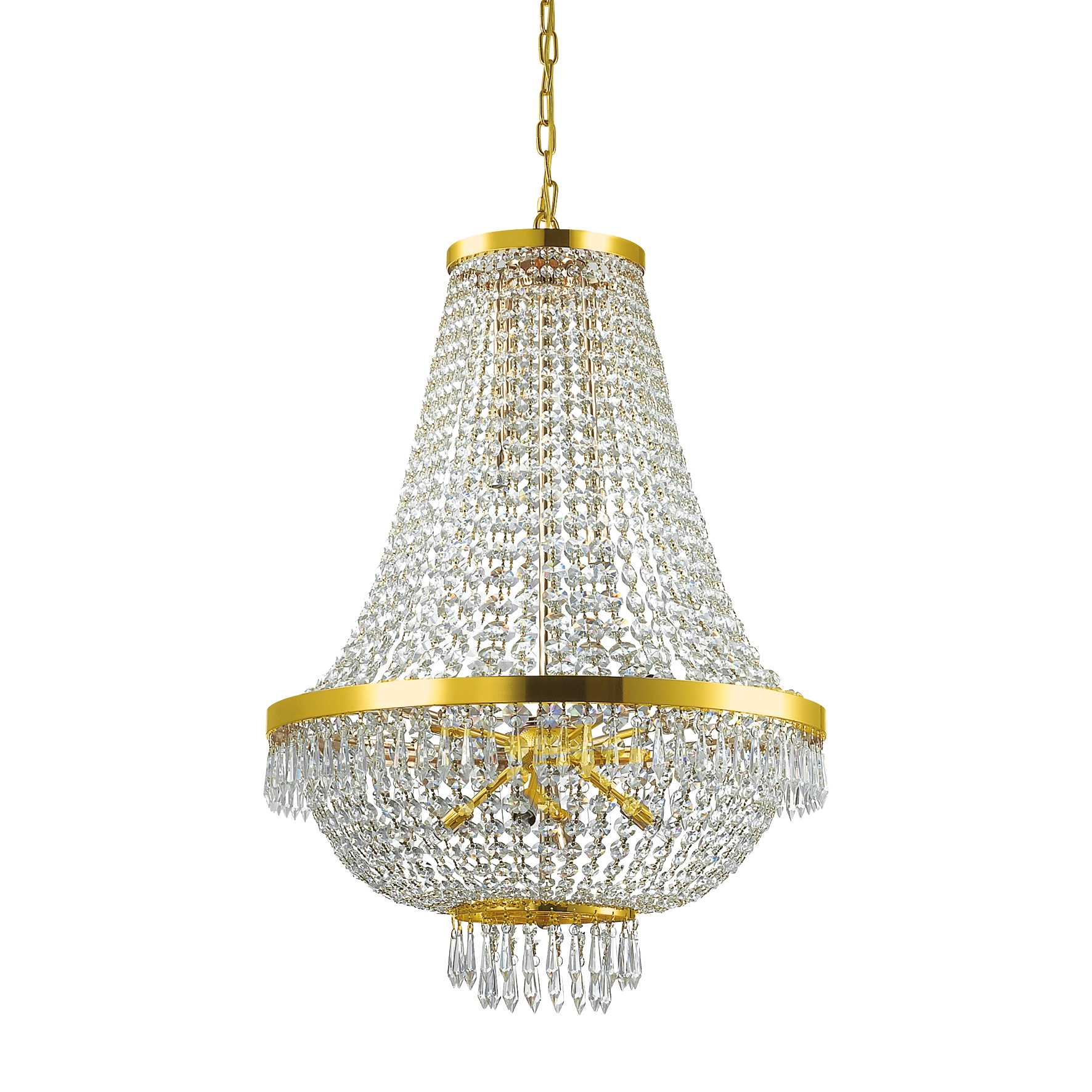 Lampada A Sospensione Caesar Sp12 Oro Ideal-Lux