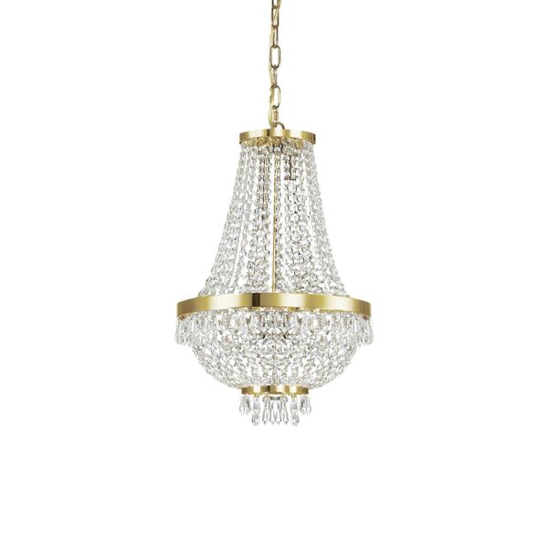 Lampada A Sospensione Caesar Sp6 Oro Ideal-Lux