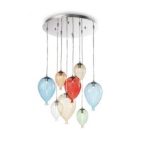 Lampada A Sospensione Clown Sp8 Color Ideal-Lux