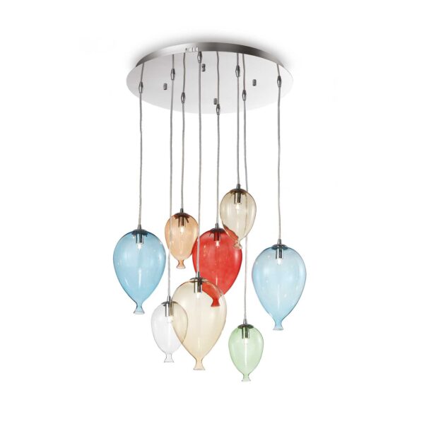 Lampada A Sospensione Clown Sp8 Color Ideal-Lux