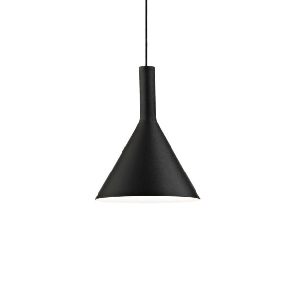 Lampada A Sospensione Cocktail Sp1 Small Nero Ideal-Lux