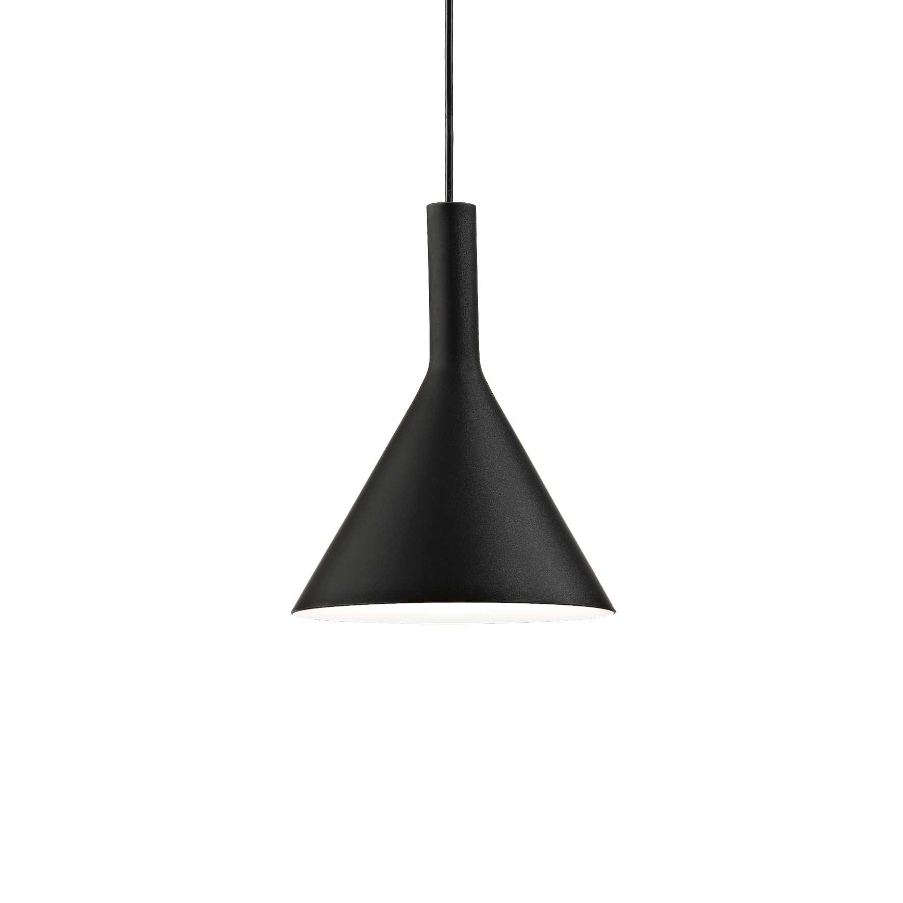 Lampada A Sospensione Cocktail Sp1 Small Nero Ideal-Lux