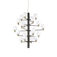 Lampada A Sospensione Copernico Sp20 Nero Ideal-Lux