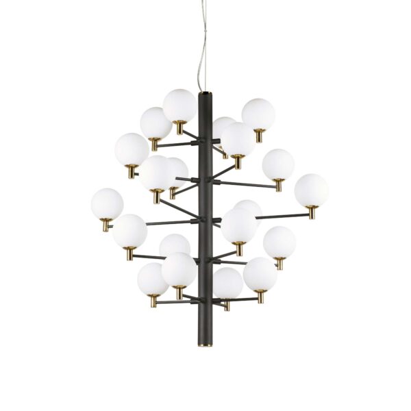 Lampada A Sospensione Copernico Sp20 Nero Ideal-Lux