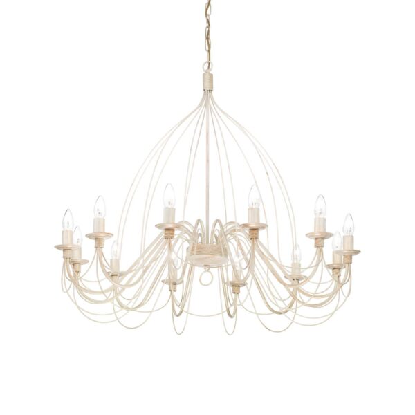 Lampada A Sospensione Corte Sp12 Bianco Ideal-Lux