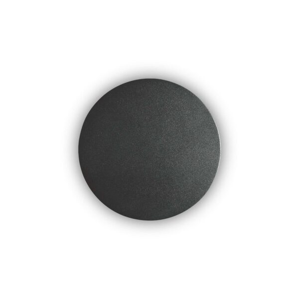 Lampada Da Parete Cover Ap D15 Round Nero Ideal-Lux