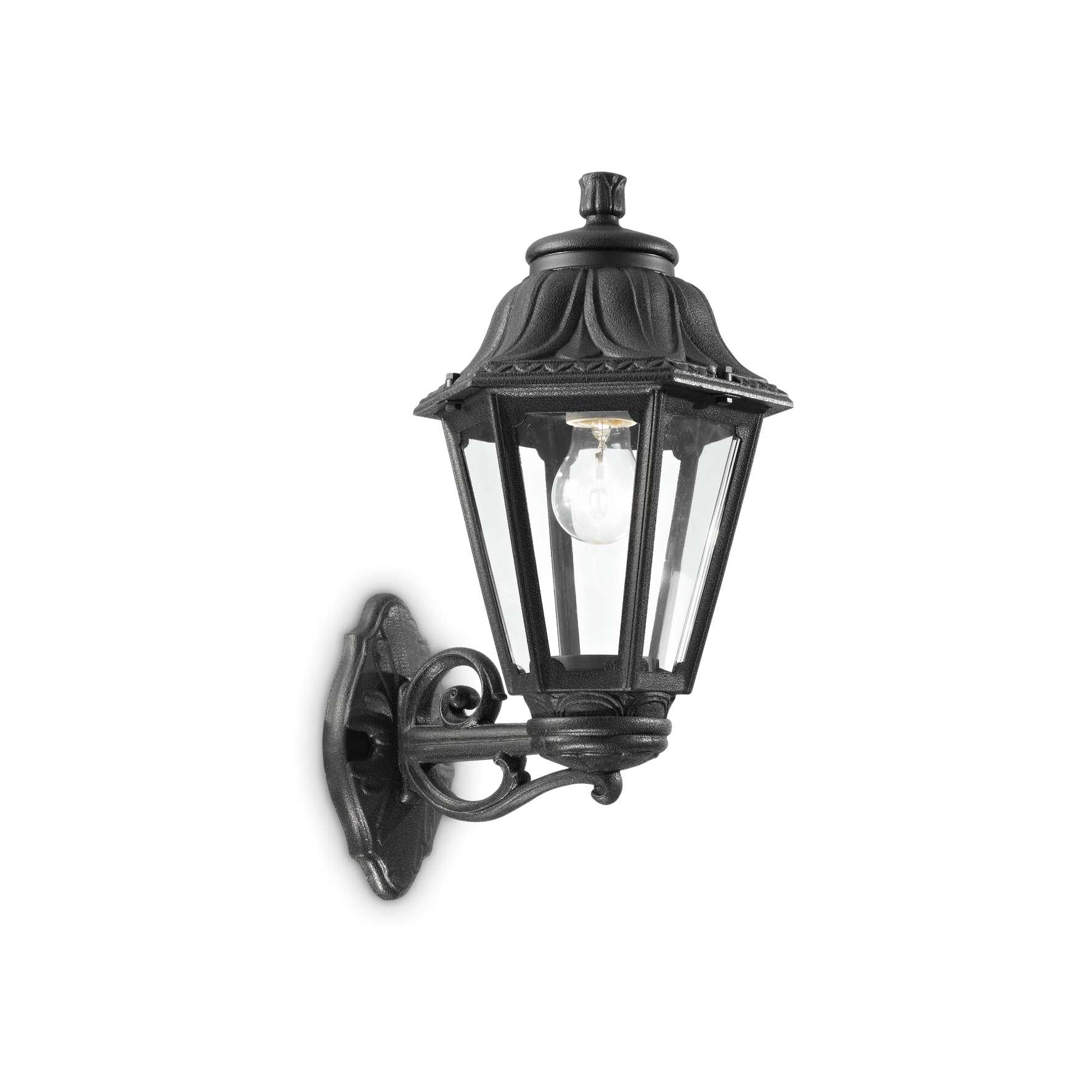 Lampada Da Parete Dafne Ap1 Big Nero Ideal-Lux