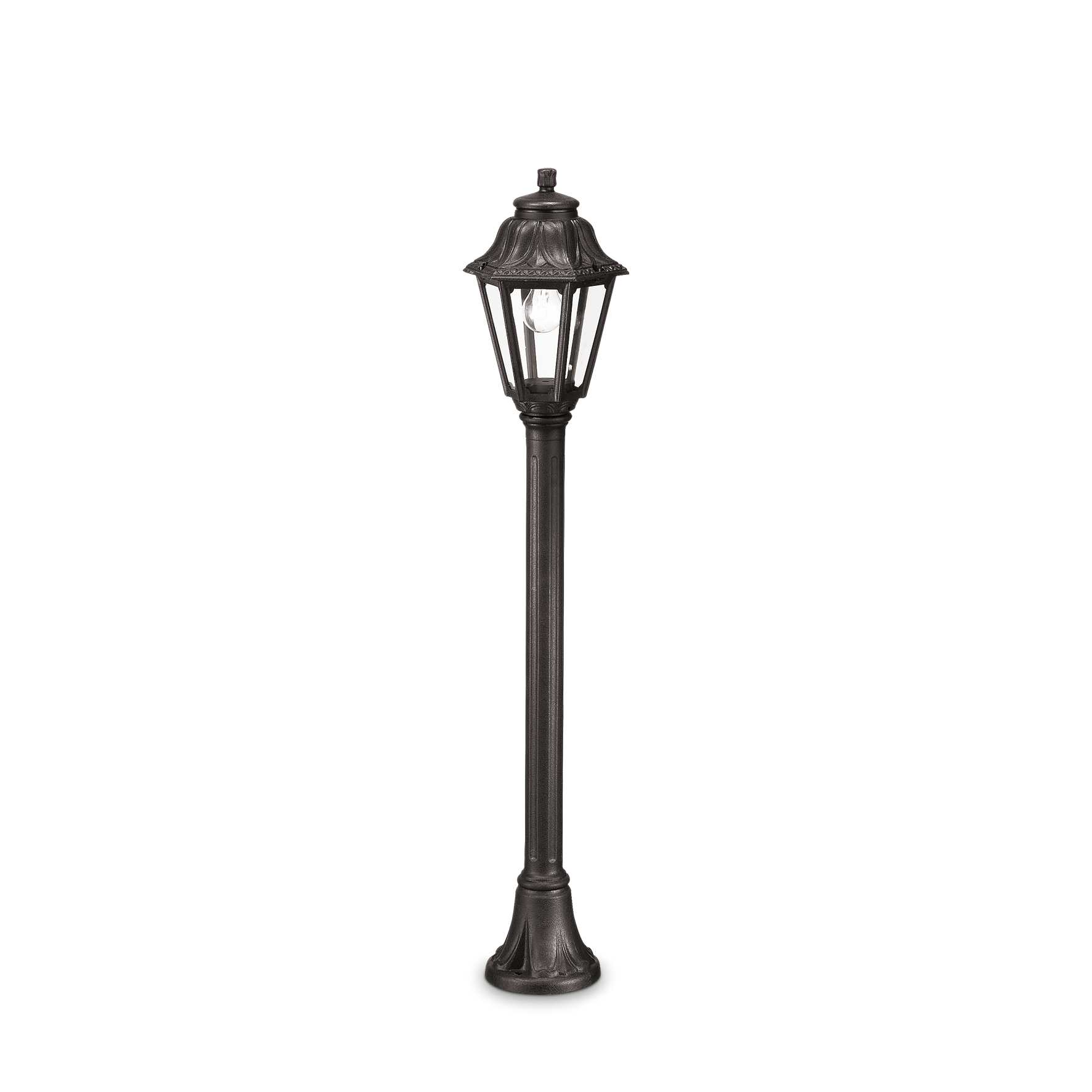Lampada Da Terra Dafne Pt1 Nero Ideal-Lux